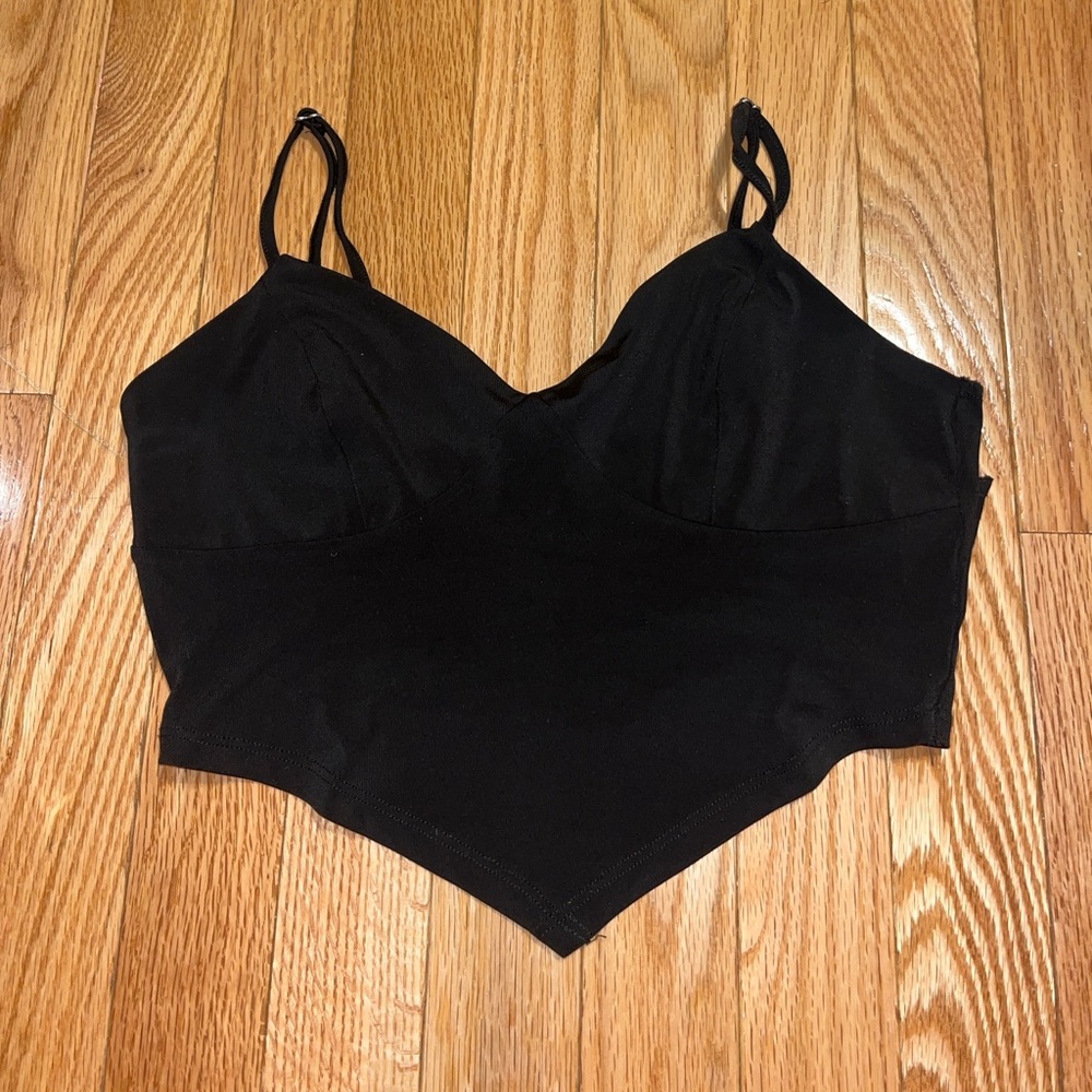 Black bandana style top